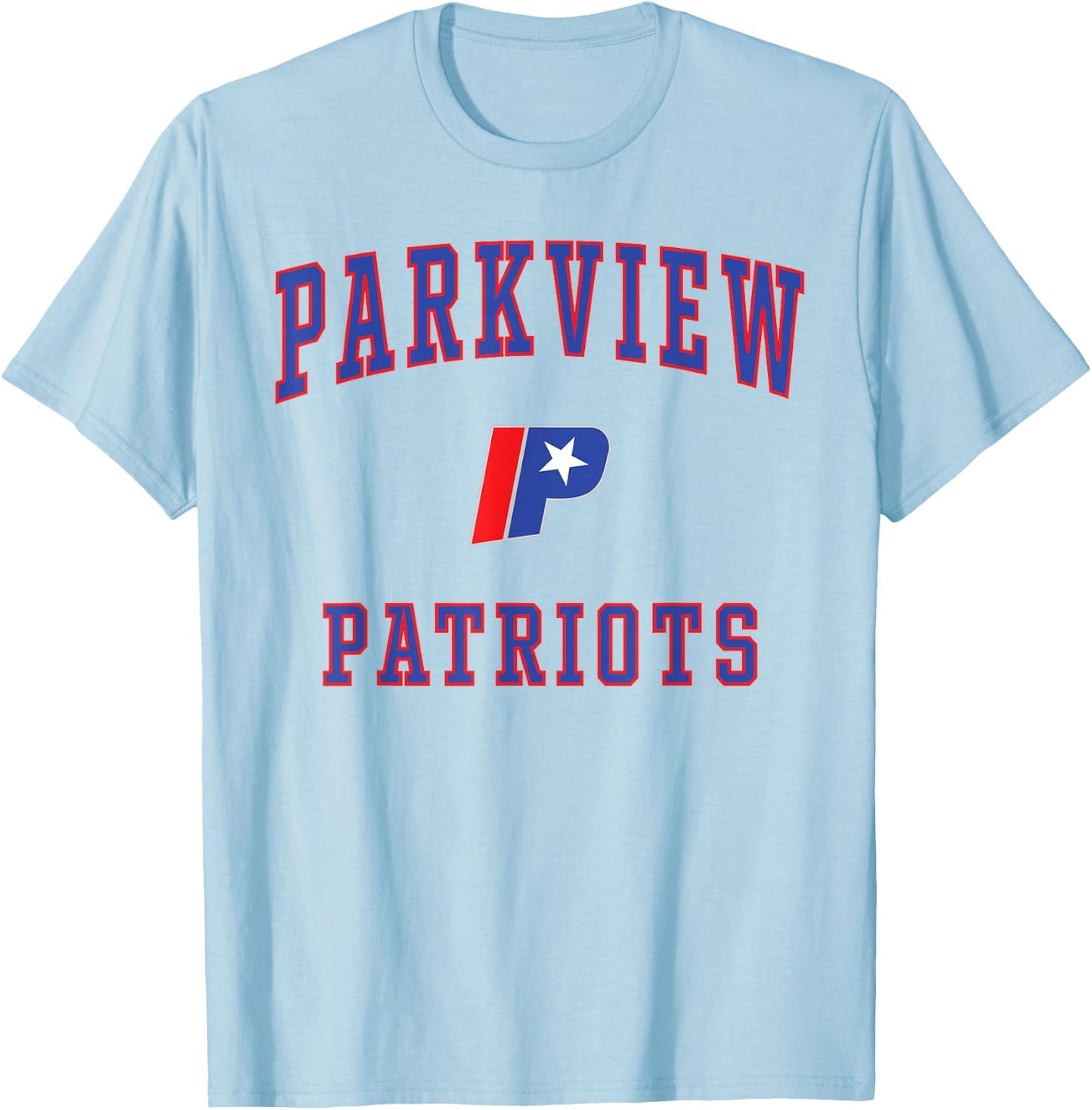 Parkview Arts-Science Magnet High School Patriots T-Shirt - T-Shirt | Light Blue