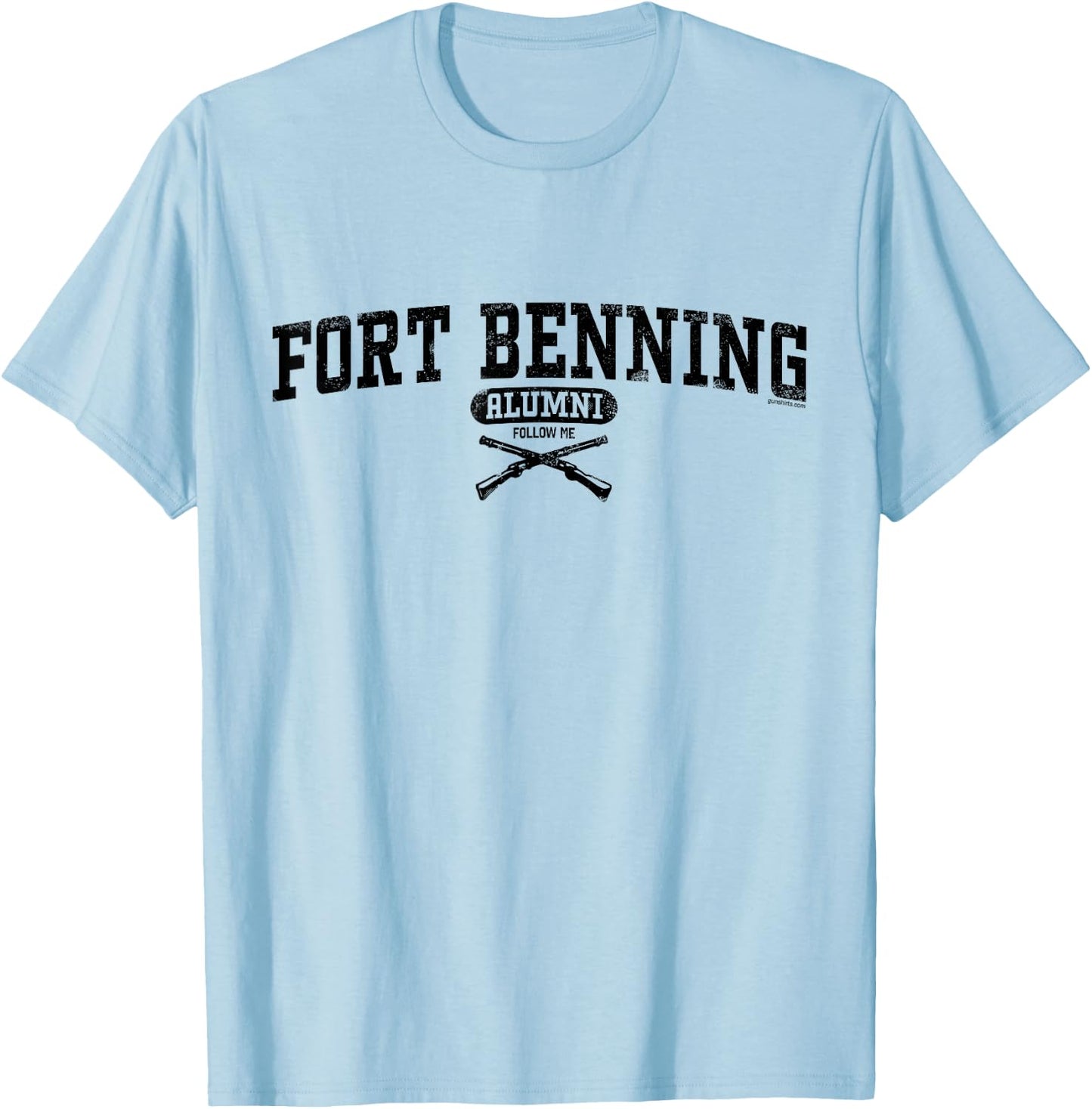 Fort Benning Alumni - Home of the Army Infantry T-Shirt - T-Shirt | Light Blue