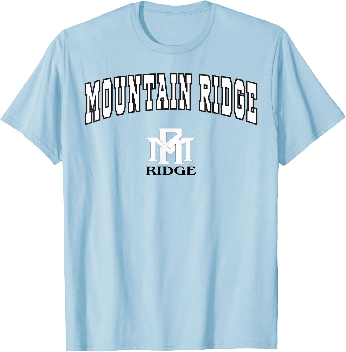 Mountain Ridge High School Mountain Lions C2 T-Shirt - T-Shirt | Light Blue