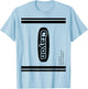 J. Walker -Child Crayon Outrageous Orange Group Costume T-Shirt - T-Shirt | Light Blue