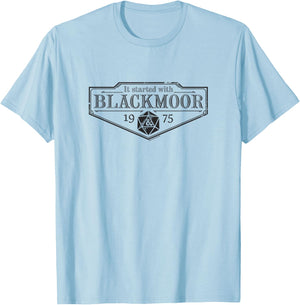 Dungeons & Dragons 50th Anniversary Started With Blackmoor T-Shirt - T-Shirt | Light Blue