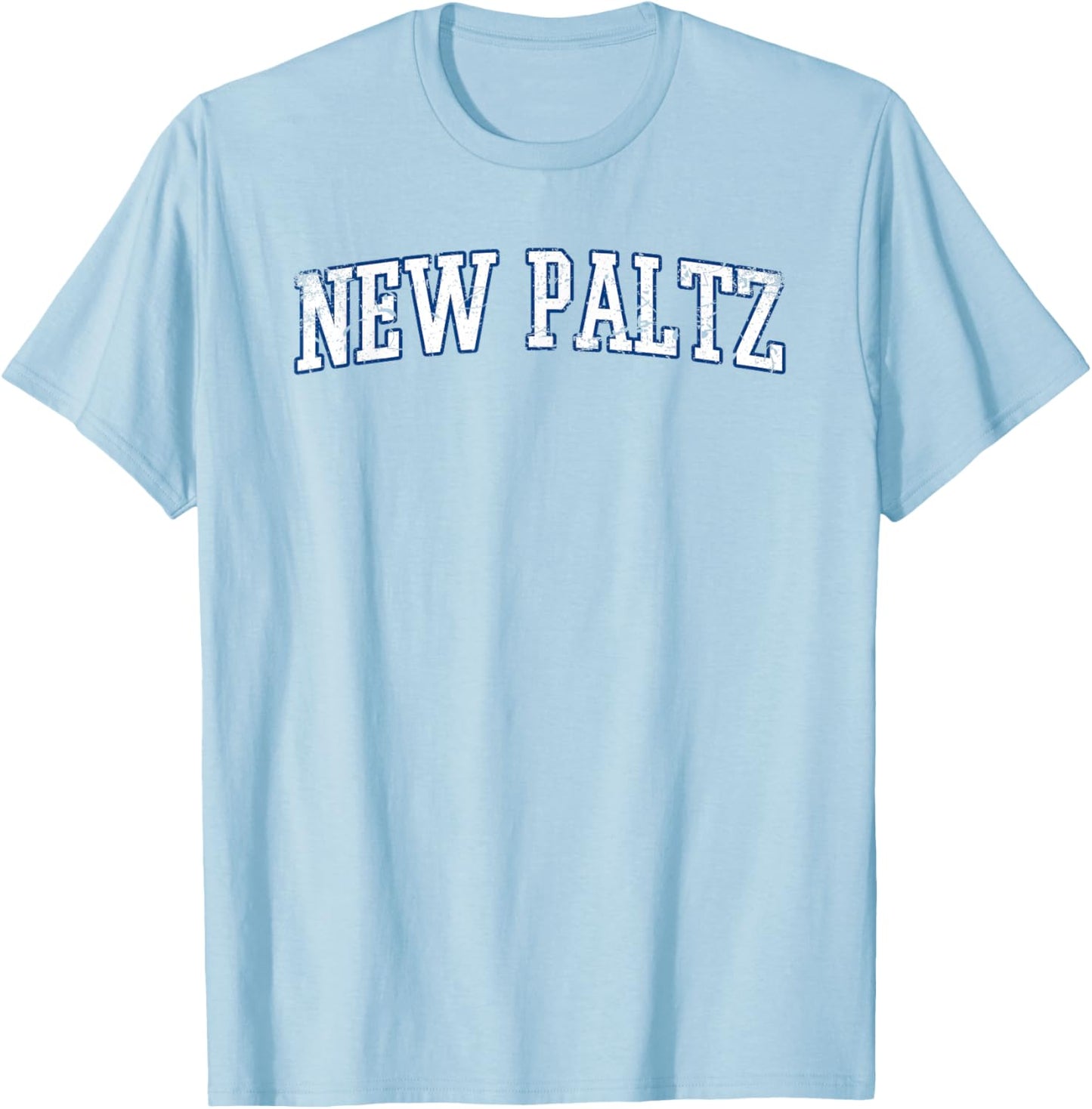 New Paltz NY- Throwback Design - Vintage Worn Classic T-Shirt - T-Shirt | Light Blue