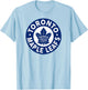 Toronto Maple Leafs Symbol Gray Officially Licensed T-Shirt - T-Shirt | Light Blue