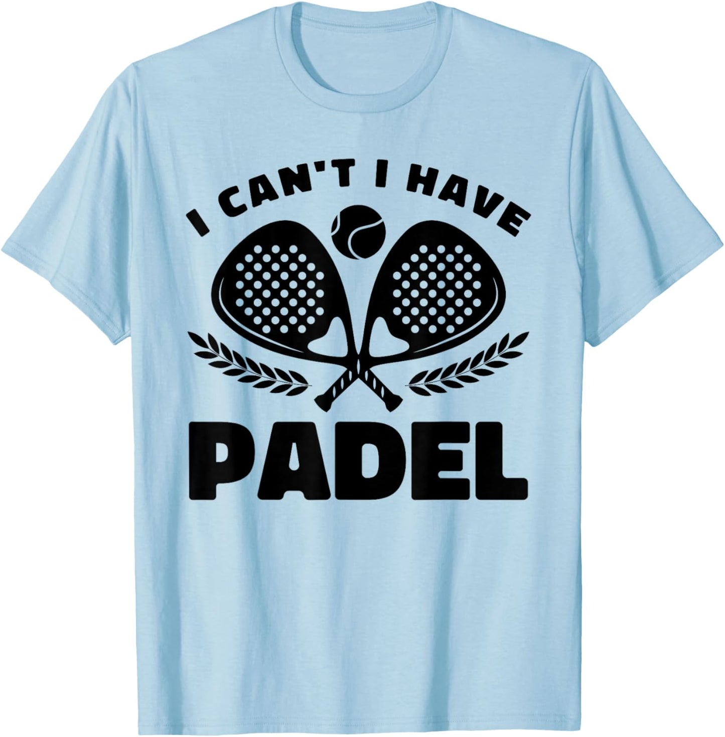 Padel Tennis - Ball Squash Racquet Padel T-Shirt - T-Shirt | Light Blue