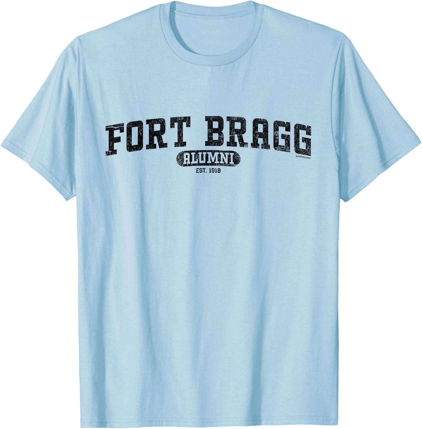 Fort Bragg Alumni - Home of Airborne & Special Operations! T-Shirt - T-Shirt | Light Blue