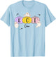 ECI Speech Therapy SLP Pumpkins Ghosts Speech Autumn Fall T-Shirt - T-Shirt | Light Blue