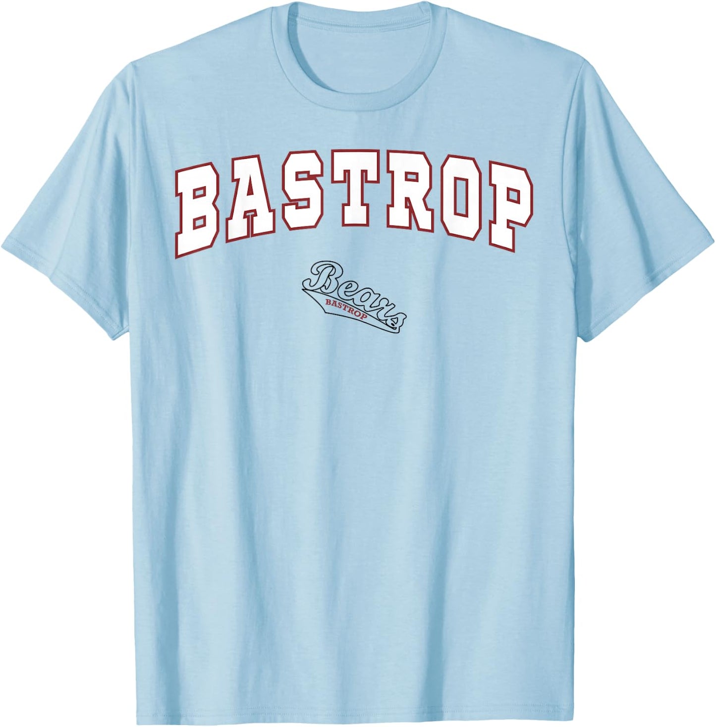 Bastrop High School Bears C2 T-Shirt - T-Shirt | Light Blue
