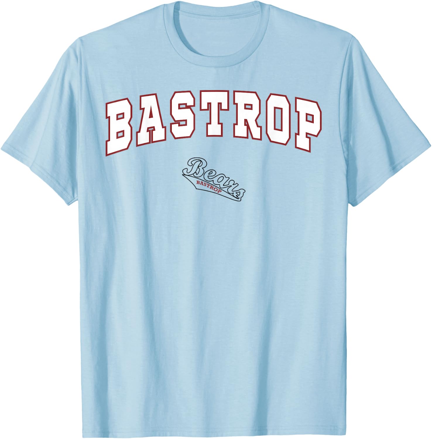 Bastrop High School Bears C2 T-Shirt - T-Shirt | Light Blue