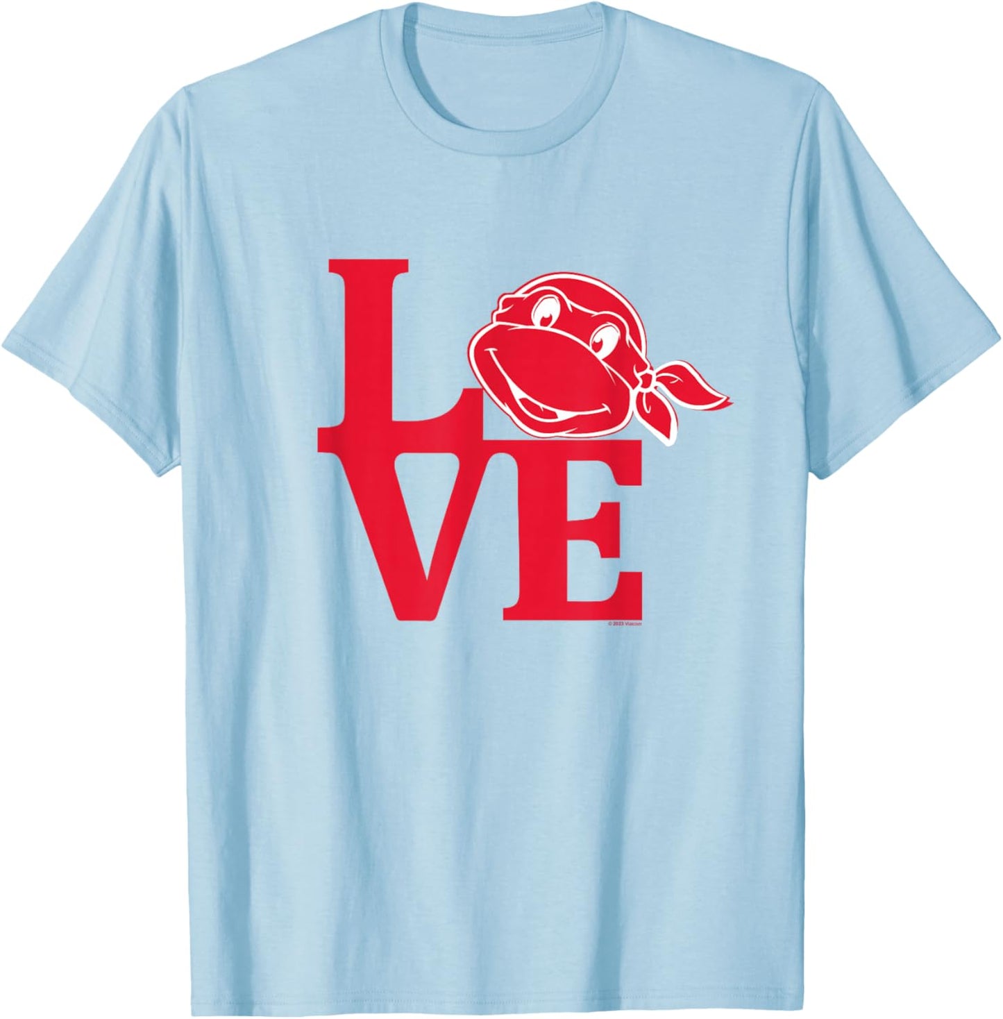 Teenage Mutant Ninja Turtles Valentine's Day LOVE T-Shirt - T-Shirt | Light Blue