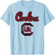 South Carolina Gamecocks Classic White Officially Licensed T-Shirt - T-Shirt | Light Blue