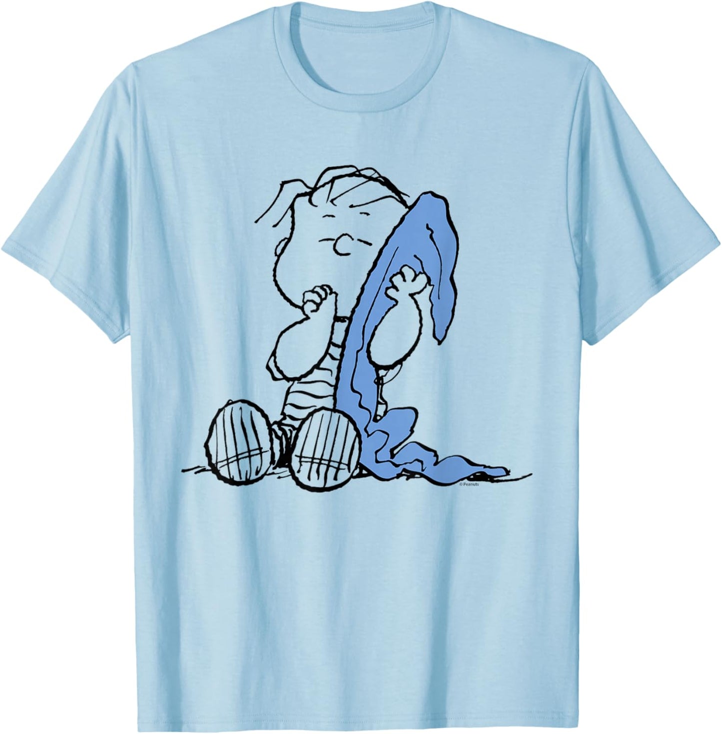 Peanuts - Linus Blanket T-Shirt - T-Shirt | Light Blue