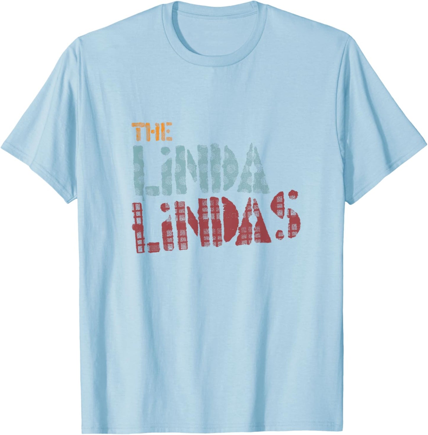 The Linda Lindas - Official Merchandise - Patterns T-Shirt - T-Shirt | Light Blue