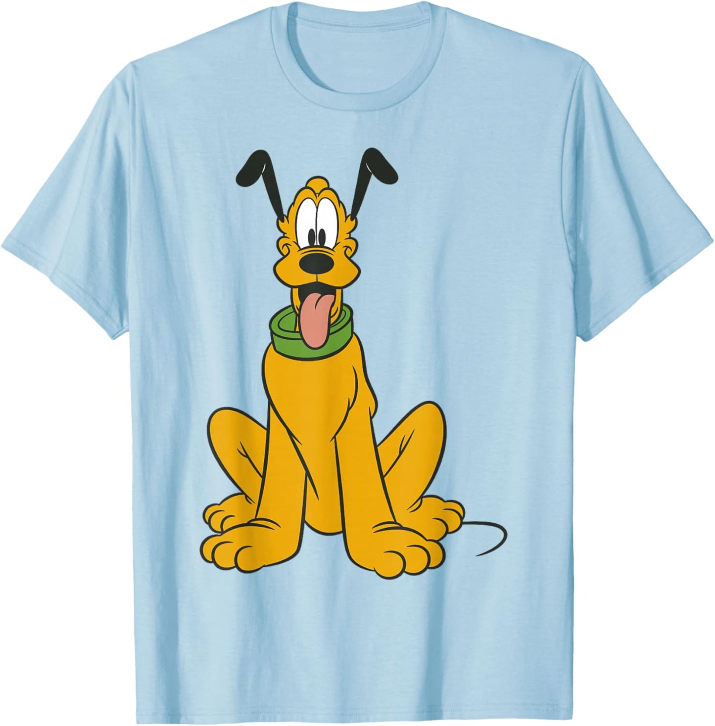Disney Mickey Mouse Pluto The Dog Portrait T-Shirt - T-Shirt | Light Blue