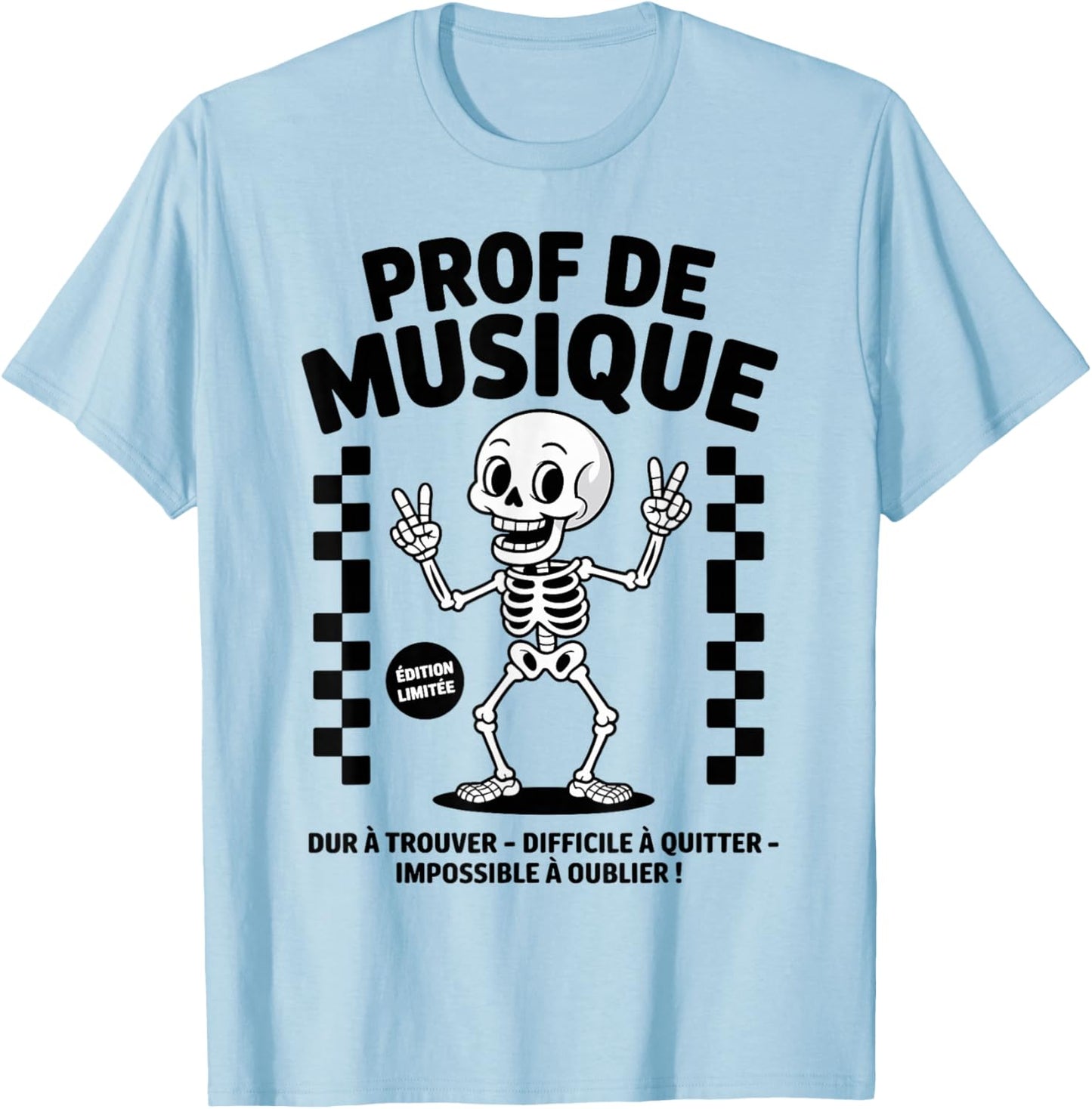 Music Teacher Humour - Funny Gift T-Shirt - T-Shirt | Light Blue