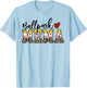 BallPark Mema Baseball Softball Mom Leopard Mother's Day T-Shirt - T-Shirt | Light Blue