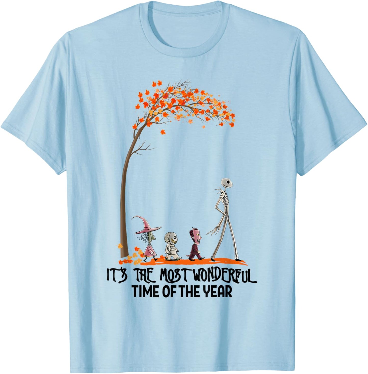 It's The Most Wonderful Time Of The Year Autumn Fall T-Shirt - T-Shirt | Light Blue