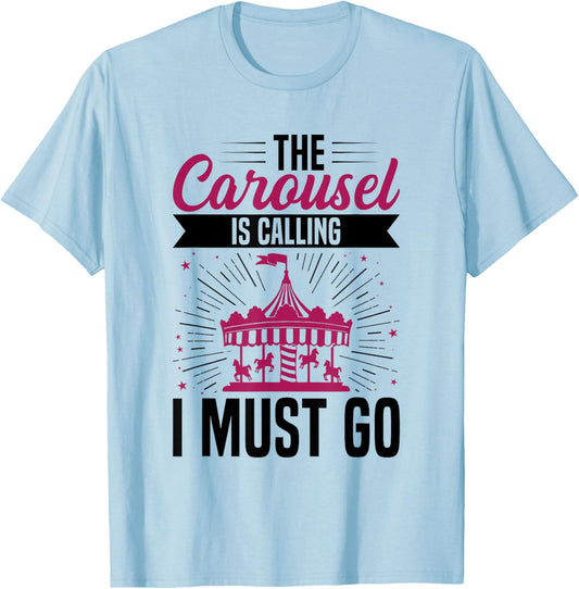 Carnival Carousel Horse Design for a Carousel Horse Toddler T-Shirt - T-Shirt | Light Blue