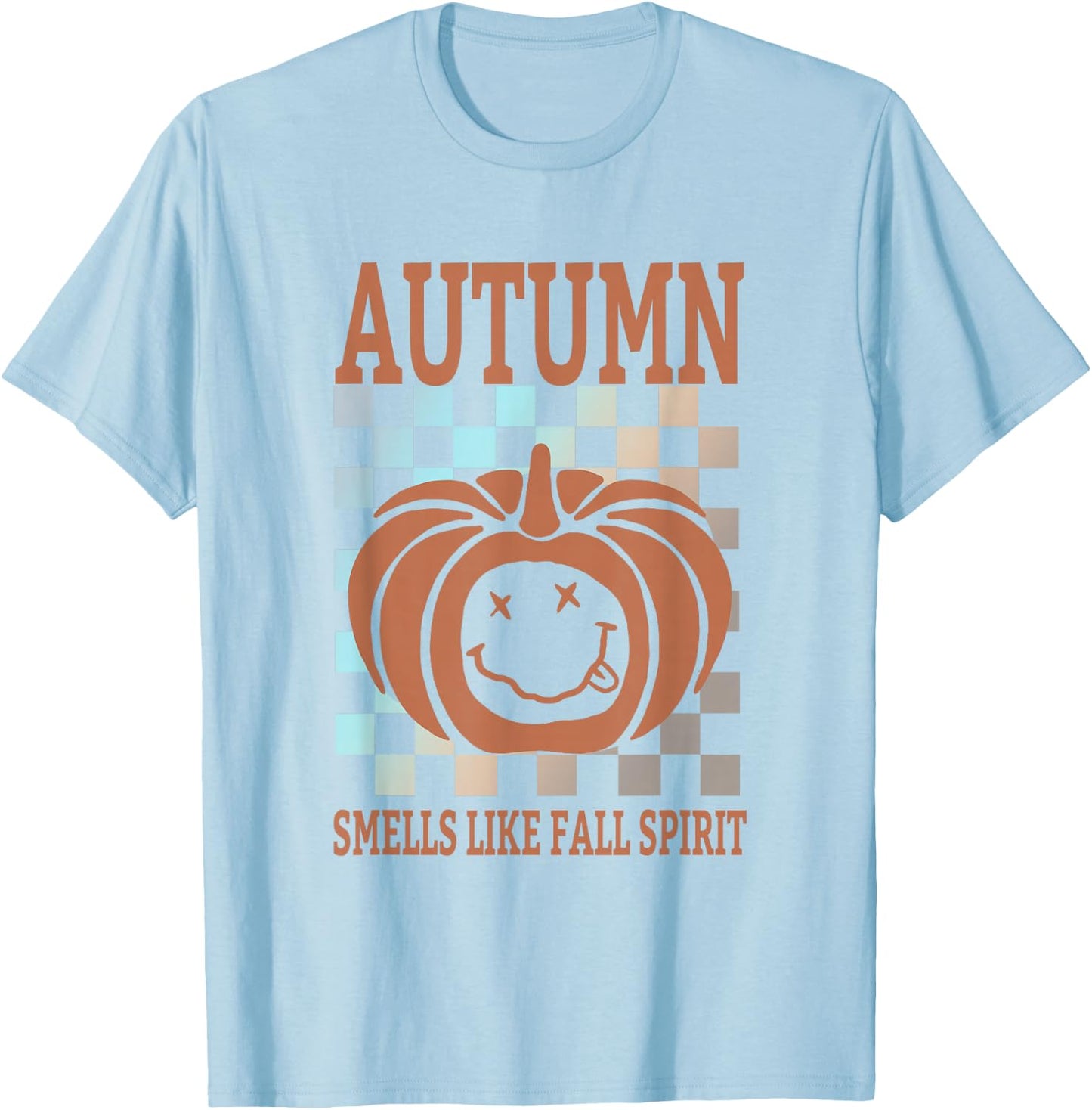 Autumn Smells Like Fall Spirit Funny Apparel T-Shirt - T-Shirt | Light Blue