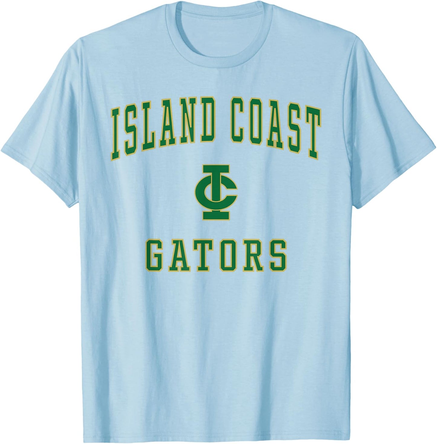 Island Coast High School Gators T-Shirt - T-Shirt | Light Blue