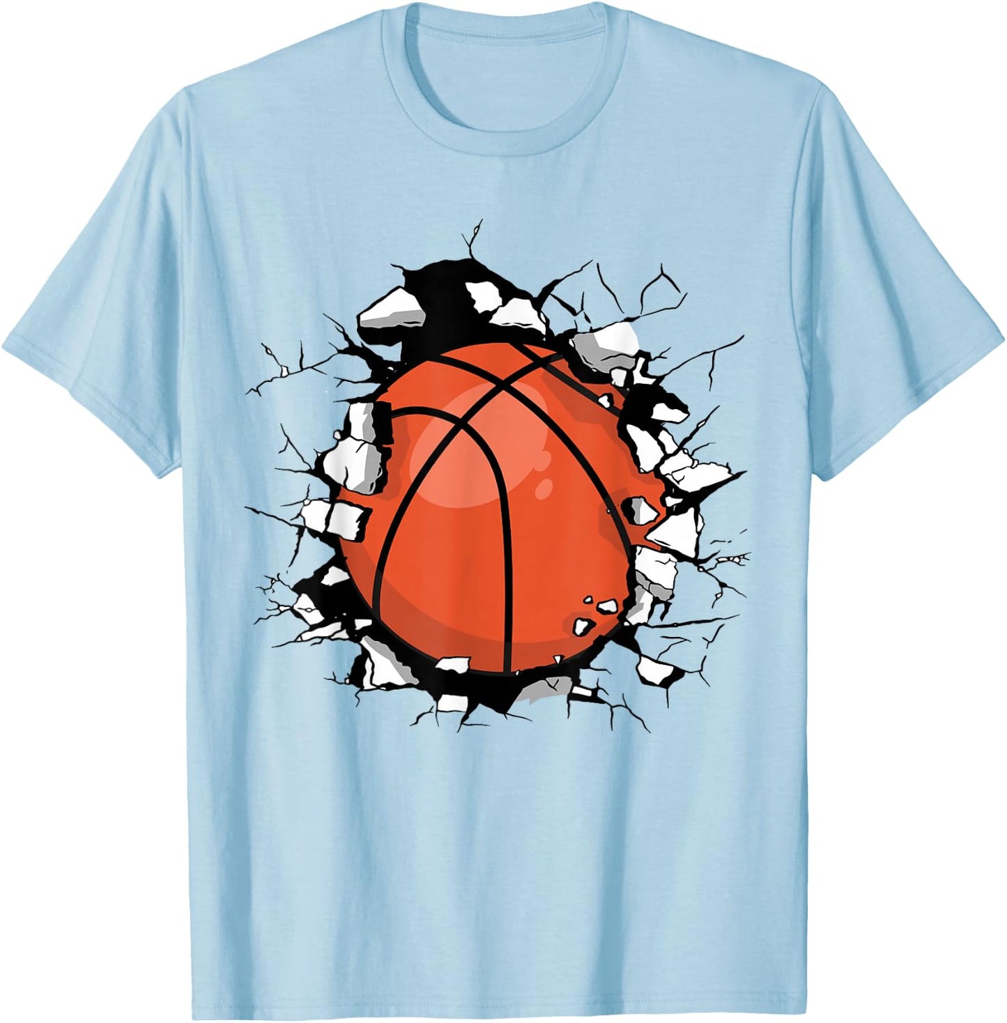 Funny Basketball T-Shirt - T-Shirt | Light Blue