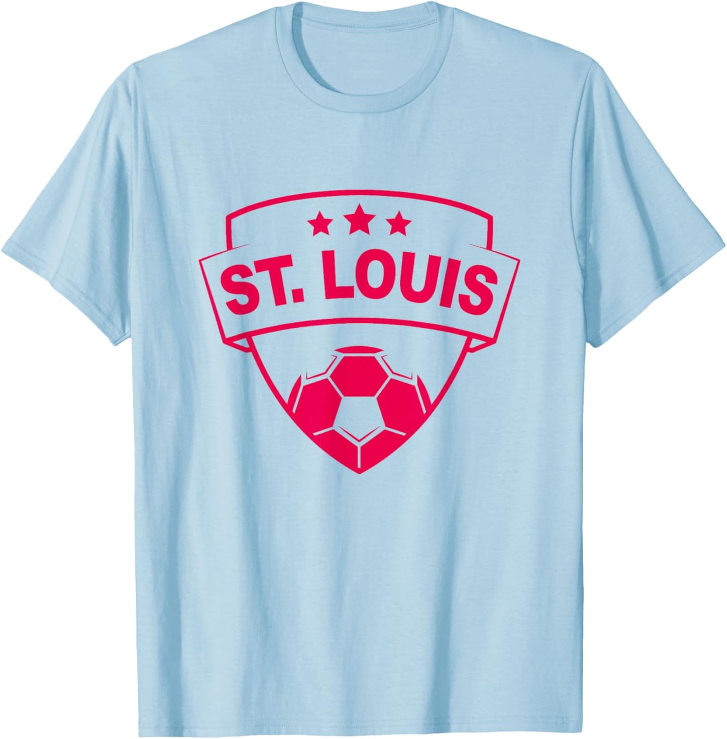 ST. LOUIS - Throwback Design - Classic T-Shirt - T-Shirt | Light Blue