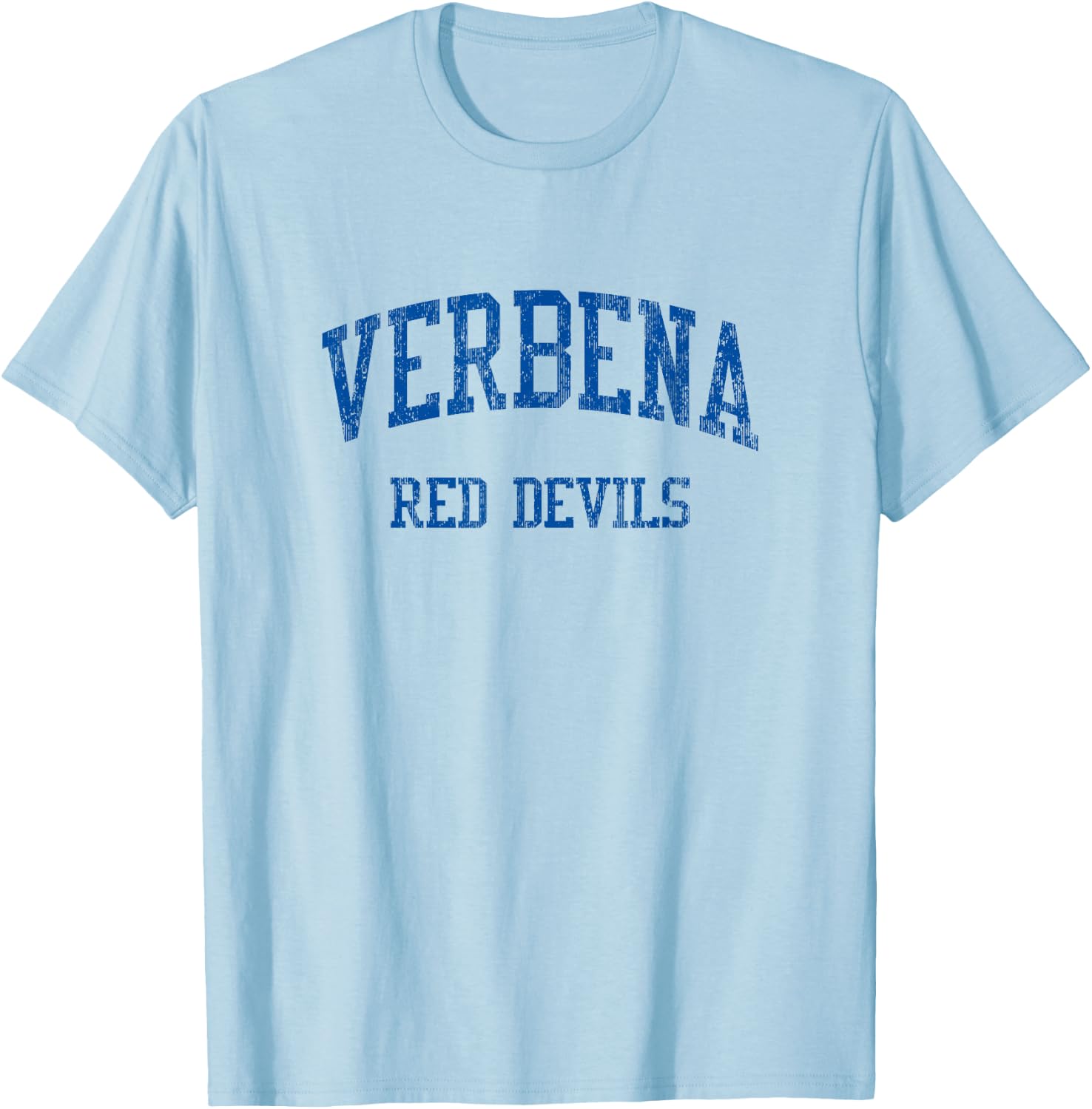 Verbena High School HS Verbena AL Vintage Sports T-Shirt - T-Shirt | Light Blue