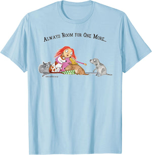 Red and Howling Always Room For One More T-Shirt - T-Shirt | Light Blue