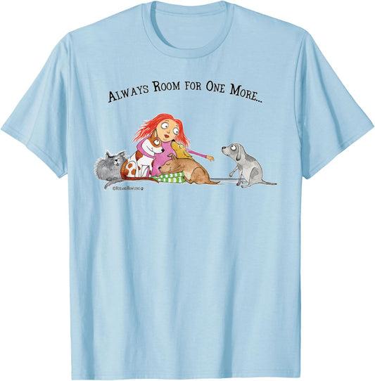 Red and Howling Always Room For One More T-Shirt - T-Shirt | Light Blue