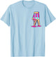 Baseball Ice Cream Drip Boys Home Plate Glove Respect Drip T-Shirt - T-Shirt | Light Blue