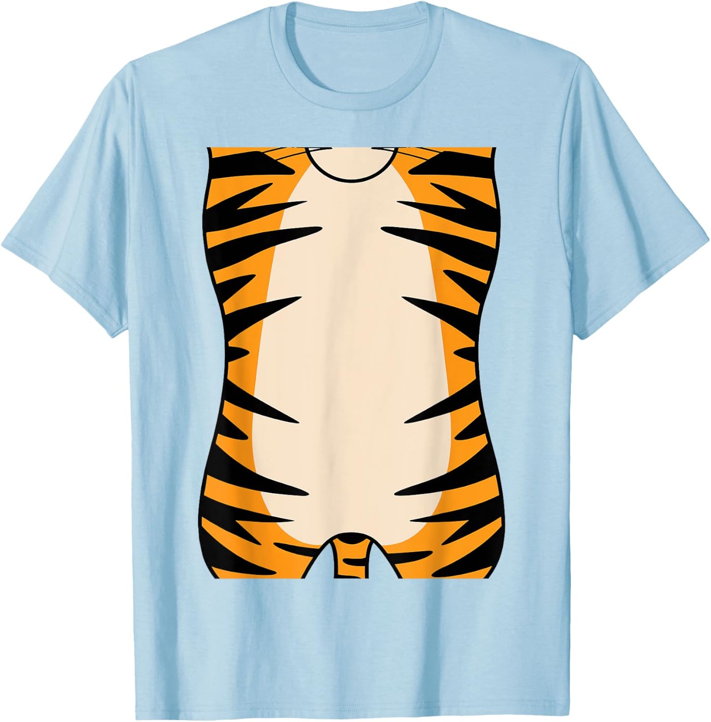 Tiger Shirt Adult Kids Men Women Tiger Costume T-Shirt - T-Shirt | Light Blue