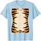 Tiger Shirt Adult Kids Men Women Tiger Costume T-Shirt - T-Shirt | Light Blue