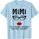 Mimi Like A Normal Grandma Only More Awesome Funny Mimi T-Shirt - T-Shirt | Light Blue