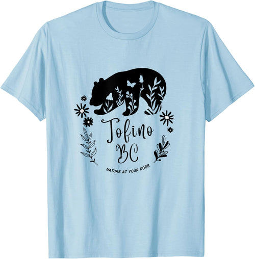 Tofino BC Bear & Flowers Nature At Your Door Design