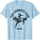 Retro Sad Cowboys Club, Sad Country Music Style Enthusiast T-Shirt - T-Shirt | Light Blue