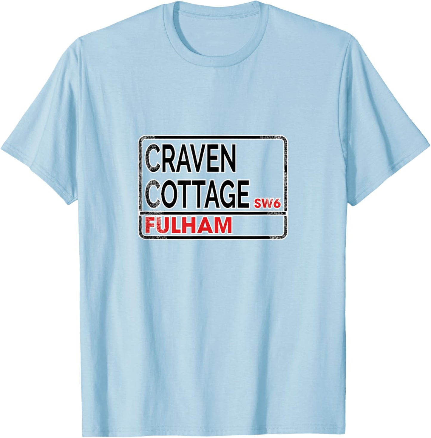 Fulham - Craven Cottage SW6 T-Shirt - T-Shirt | Light Blue