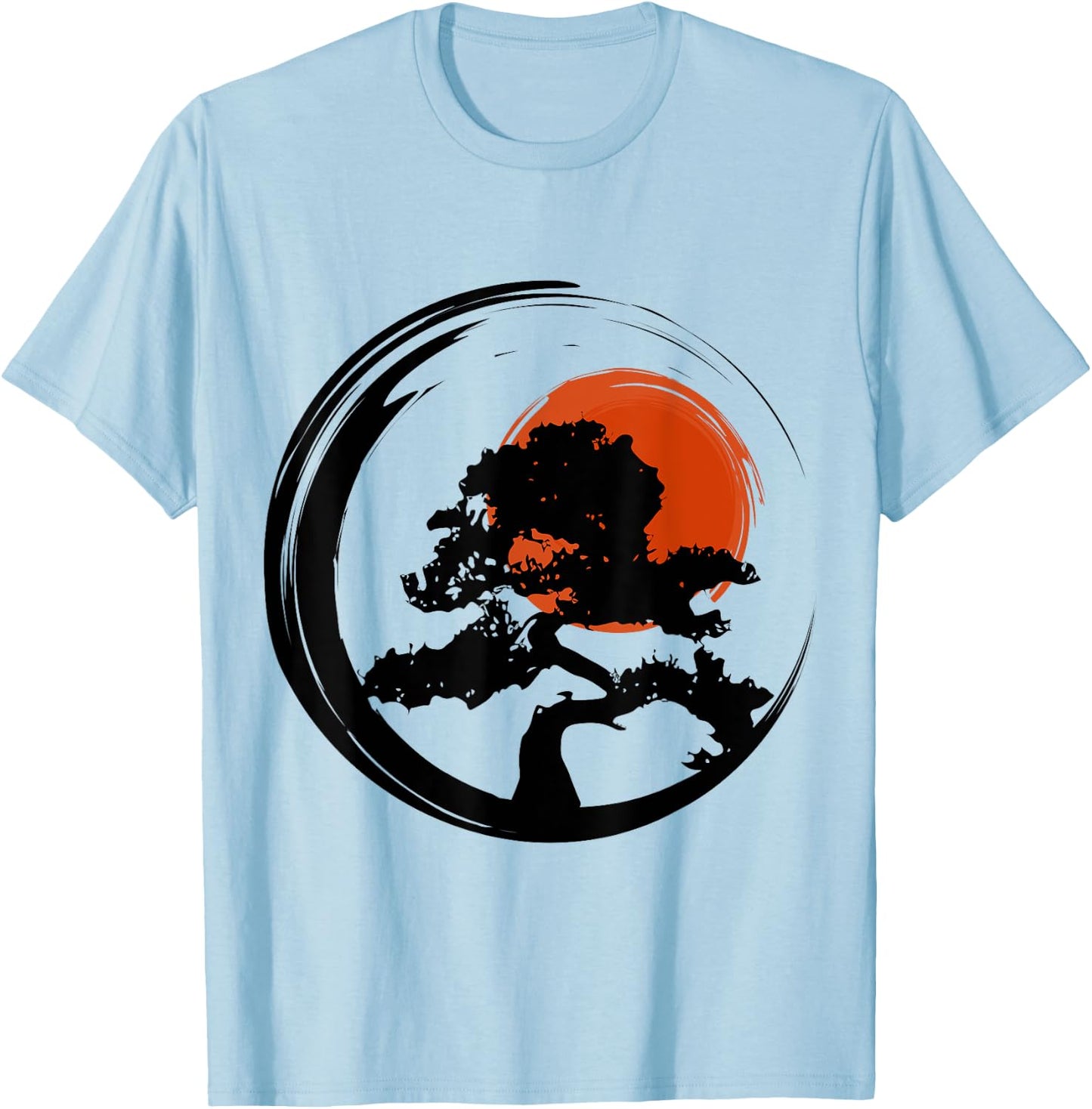 Japanese Bonsai Tree Zen Master Buddhism Penjing T-Shirt - T-Shirt | Light Blue