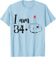 I Am 34 Plus 1 Middle Finger Funny 35th Birthday Women T-Shirt - T-Shirt | Light Blue