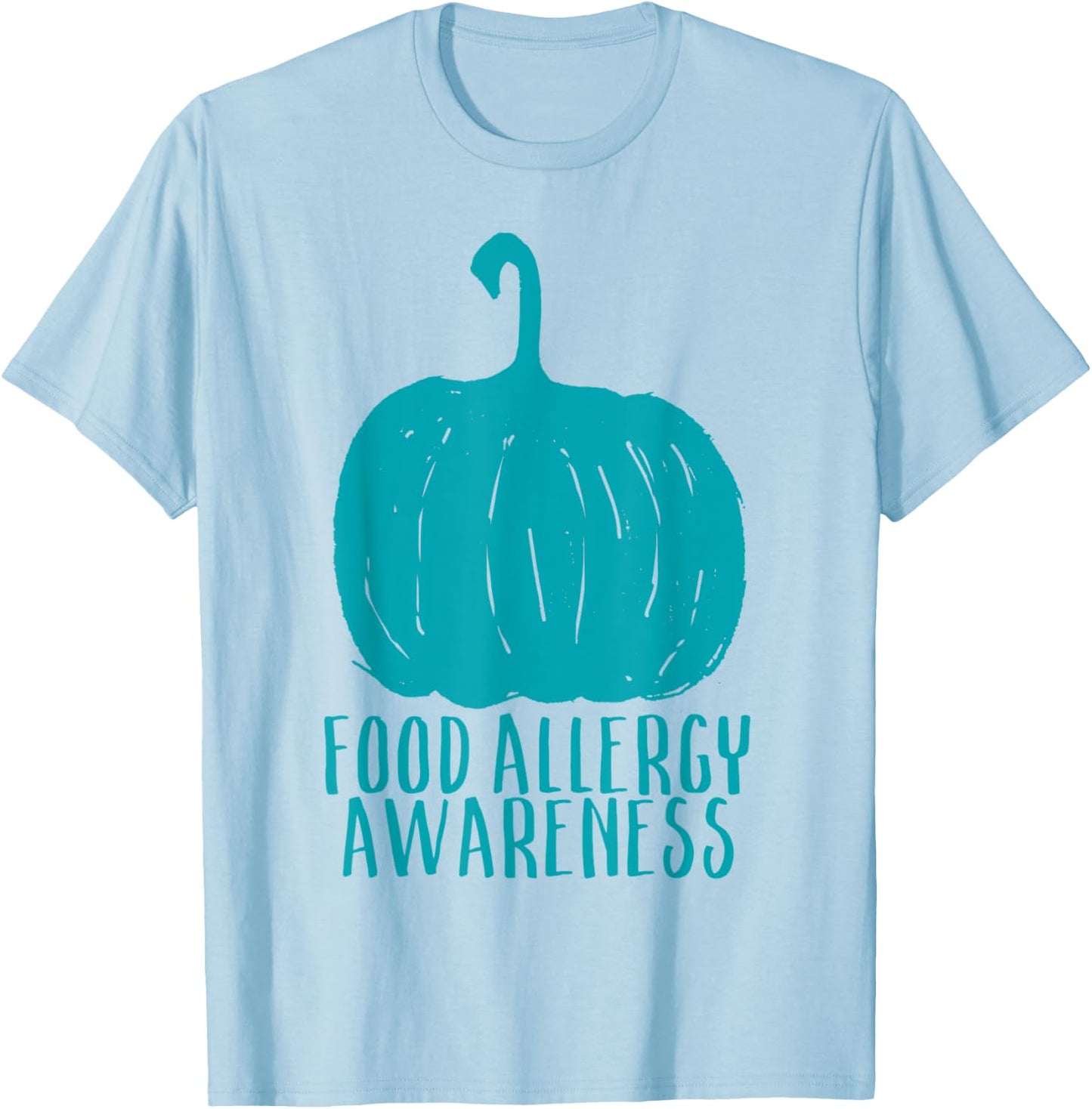 Teal Pumpkin Project Food Allergy Awareness Halloween Parent T-Shirt - T-Shirt | Light Blue
