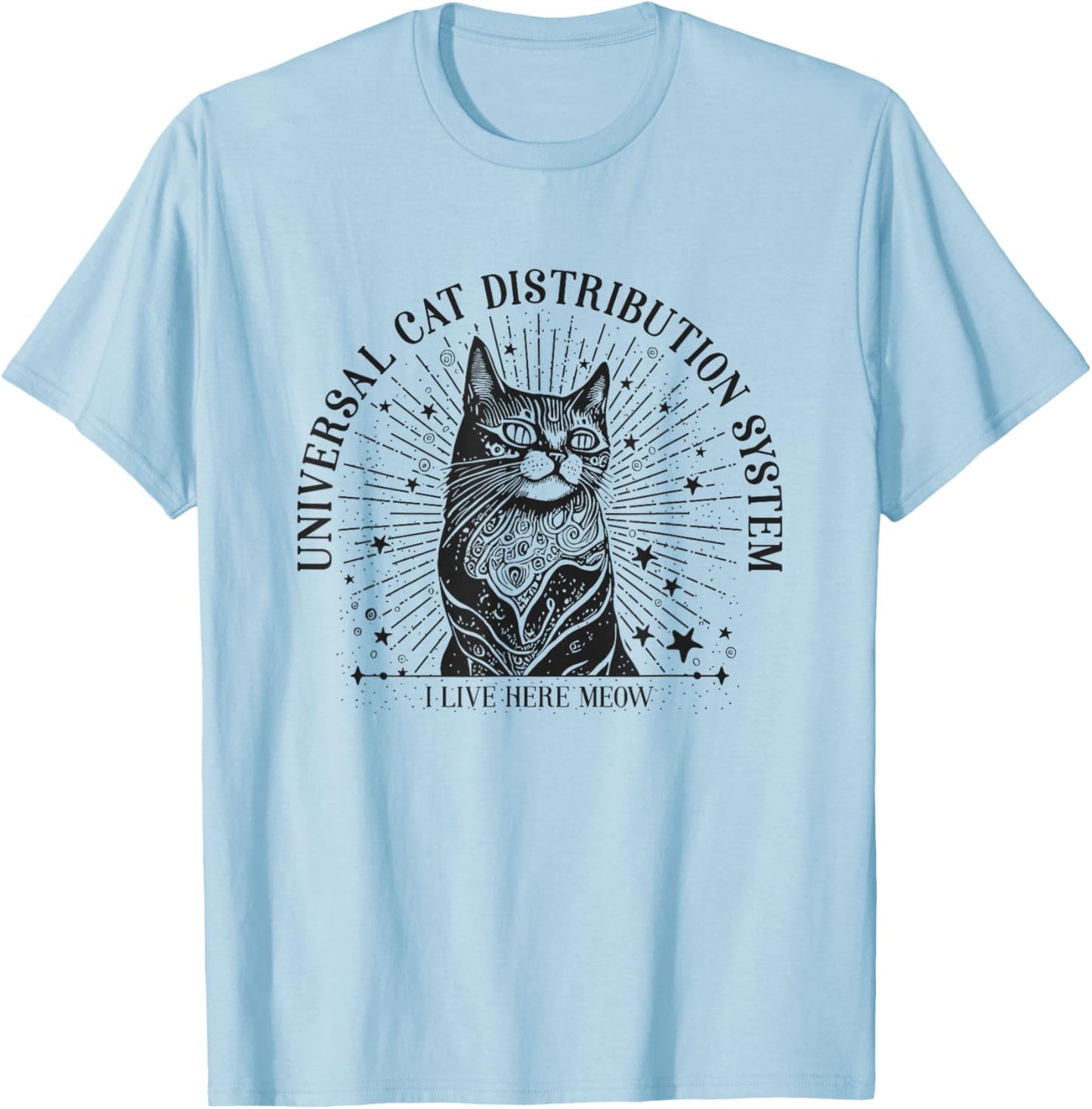 Cat Distribution System T-Shirt - T-Shirt | Light Blue
