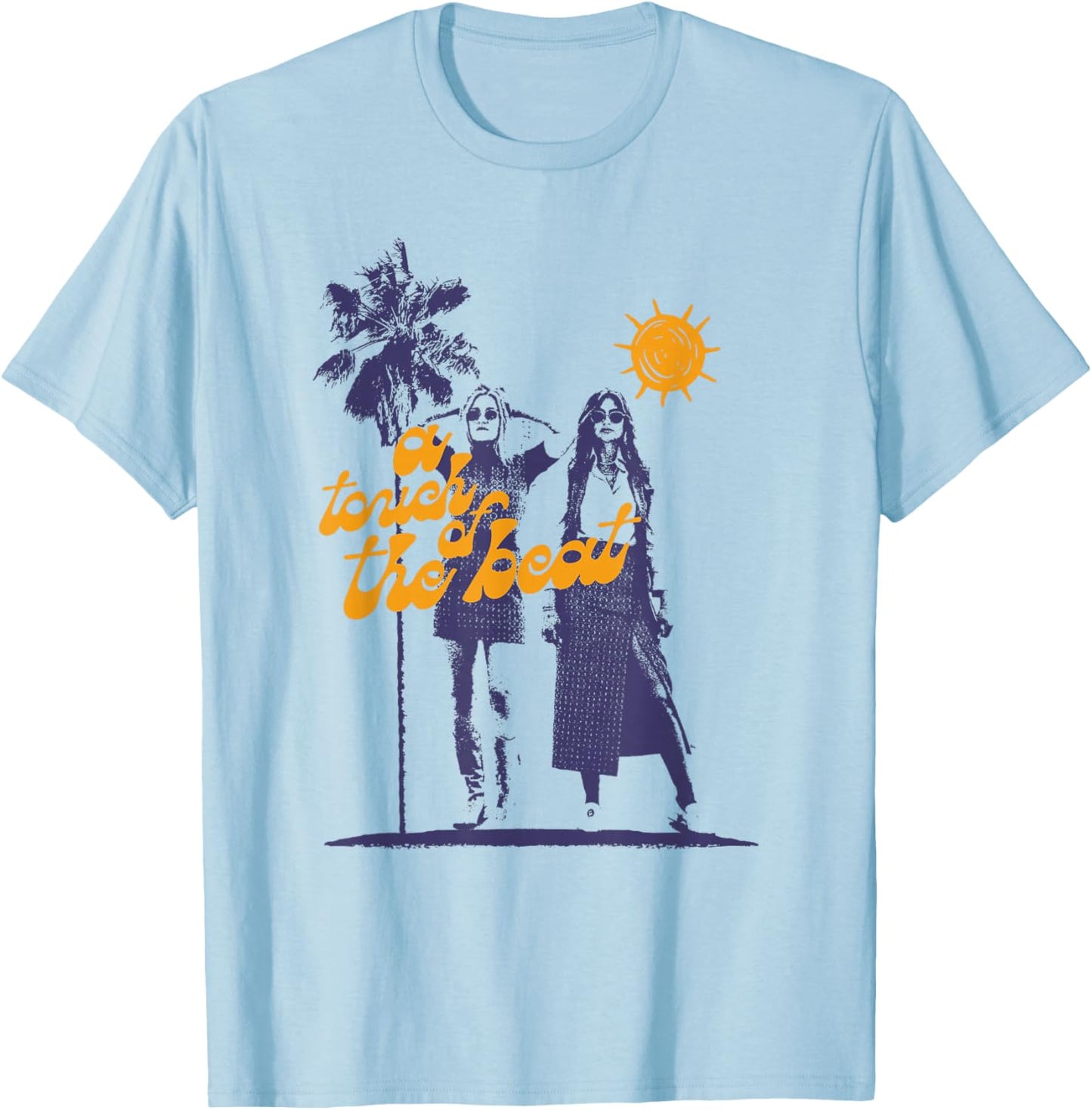 Aly & AJ Palm Tree T-Shirt - T-Shirt | Light Blue