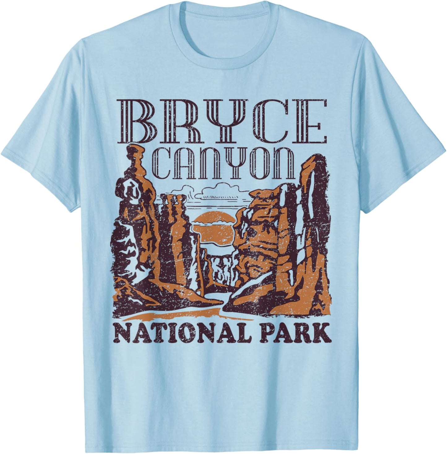 Bryce Canyon National Park Utah T-Shirt - T-Shirt | Light Blue