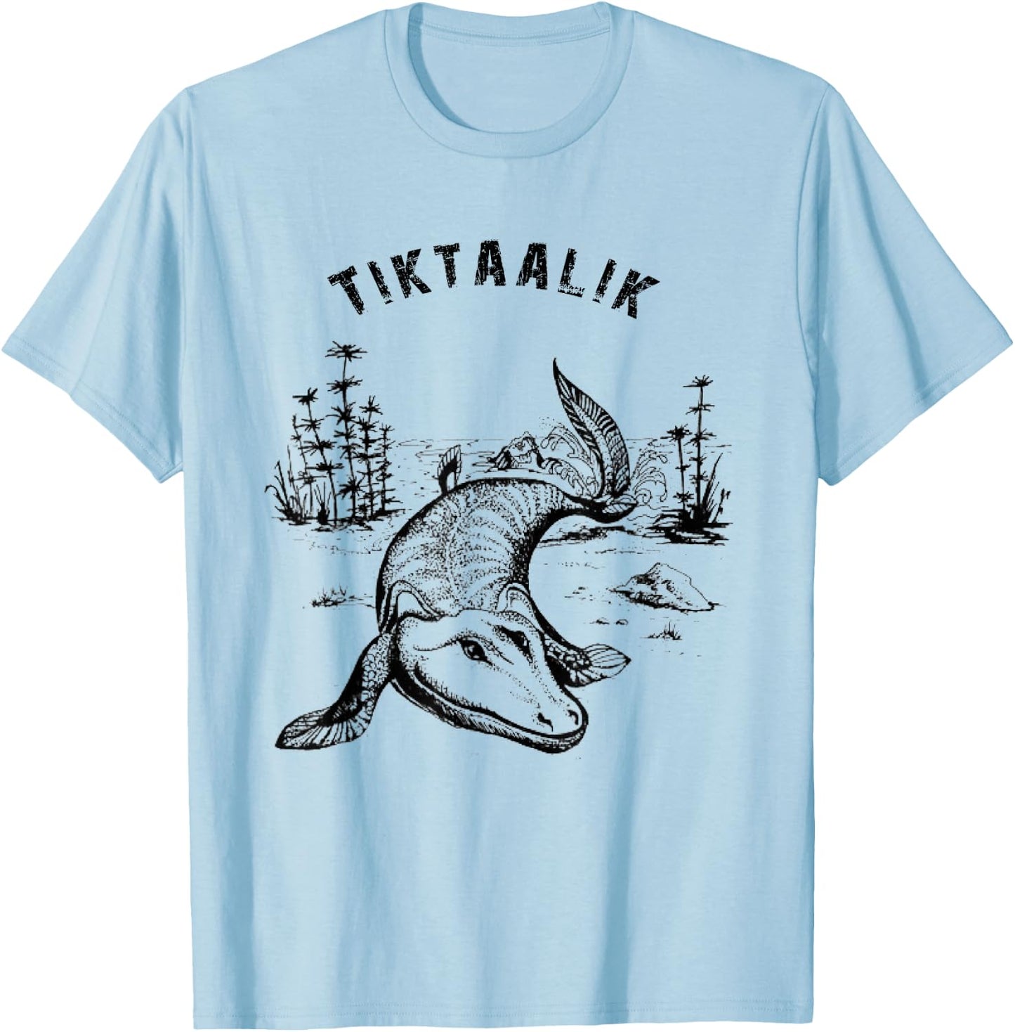 Tiktaalik Roseae T-Shirt - T-Shirt | Light Blue