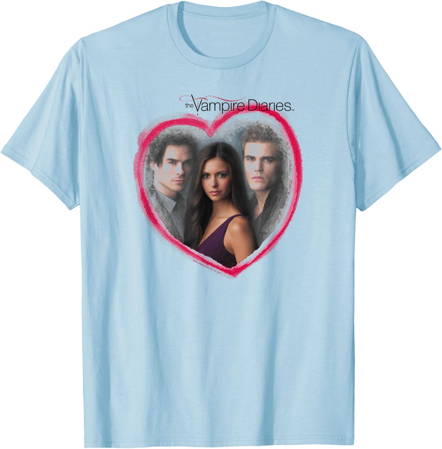 Vampire Diaries Girl's Choice T Shirt T-Shirt - T-Shirt | Light Blue