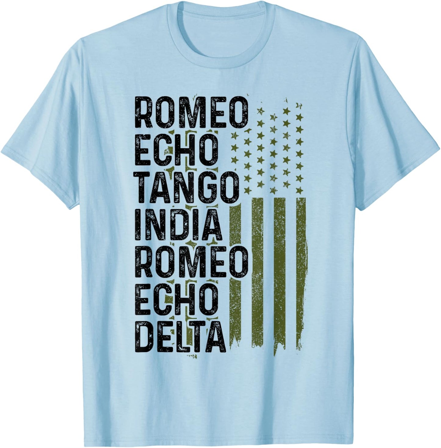 Phonetic Alphabet Aeroplane Pilot Vintage Aviation Patriotic Women Kids Men T-Shirt - T-Shirt | Light Blue