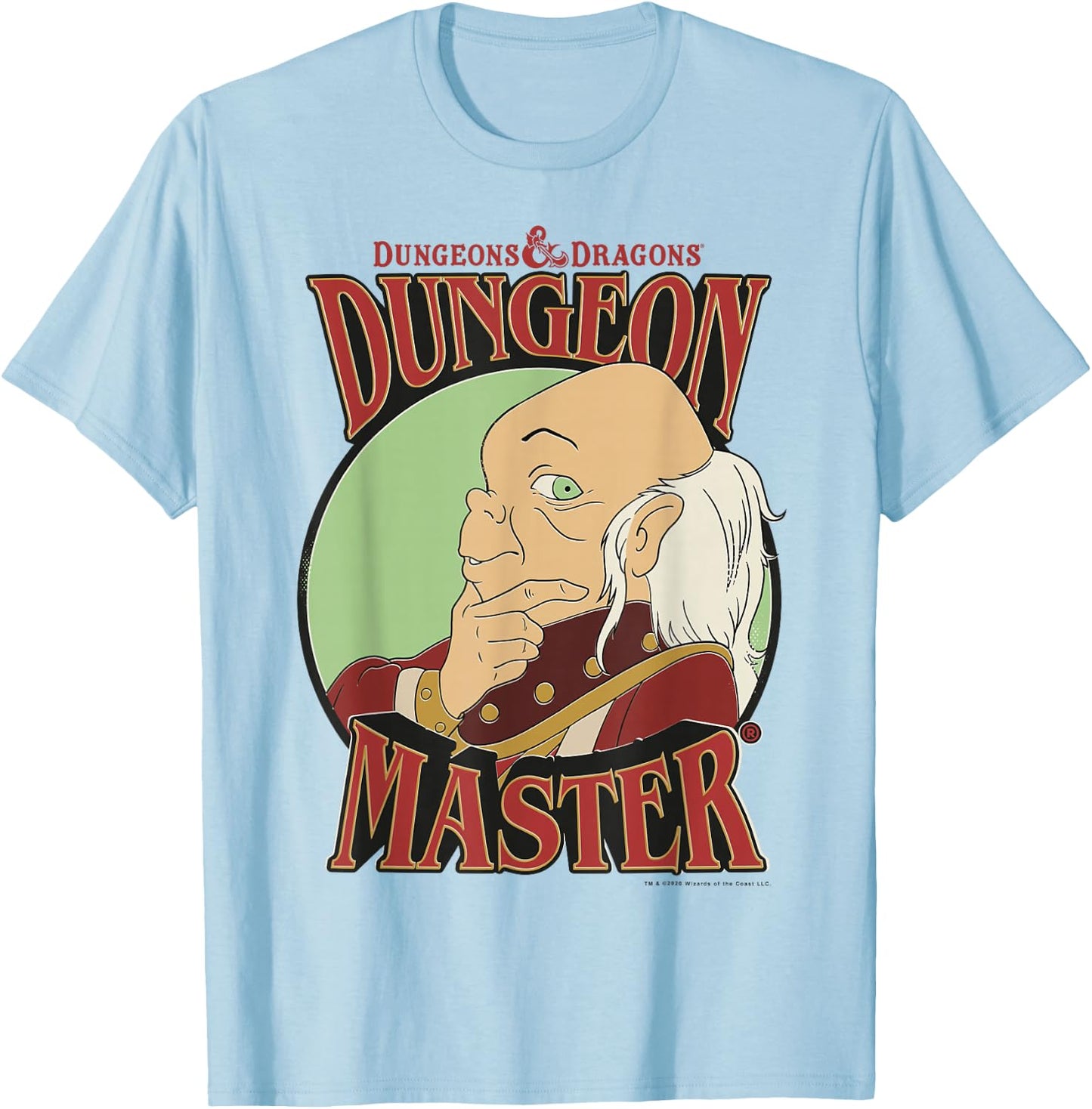 Dungeons & Dragons Dungeon Master Profile T-Shirt - T-Shirt | Light Blue