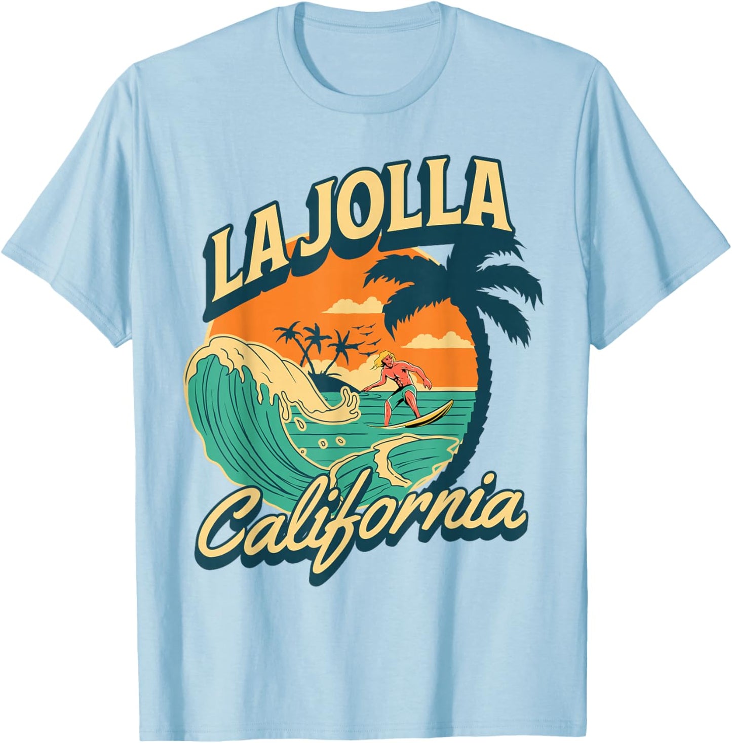 La Jolla T-Shirt - T-Shirt | Light Blue