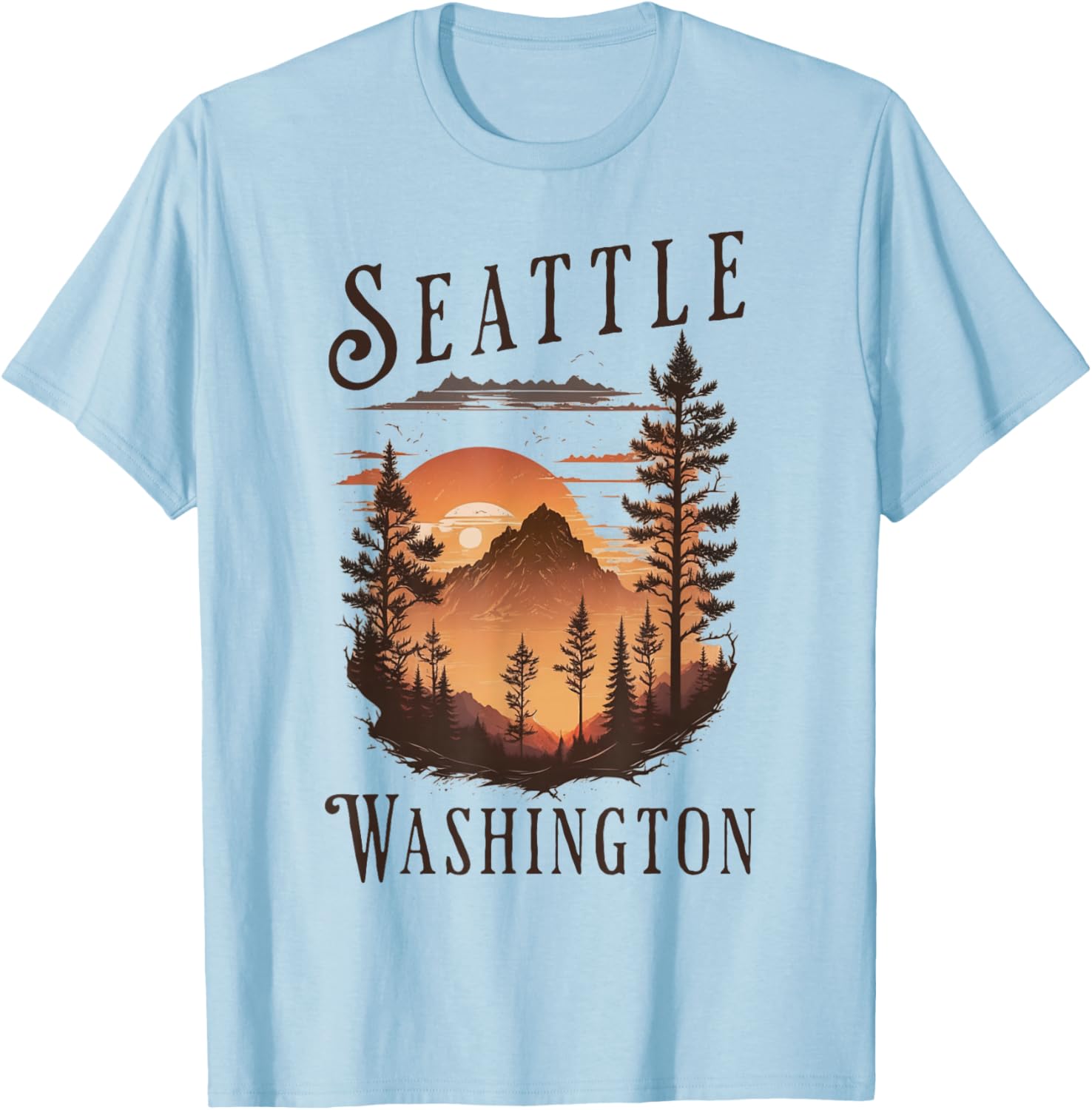 Seattle T-Shirt - T-Shirt | Light Blue
