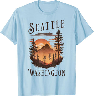 Seattle T-Shirt - T-Shirt | Light Blue