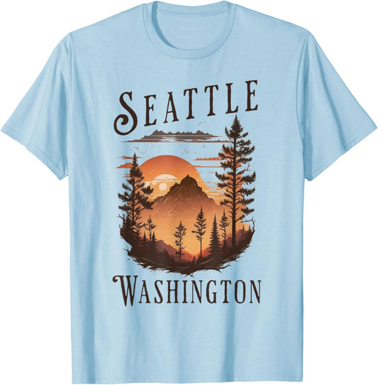 Seattle T-Shirt - T-Shirt | Light Blue
