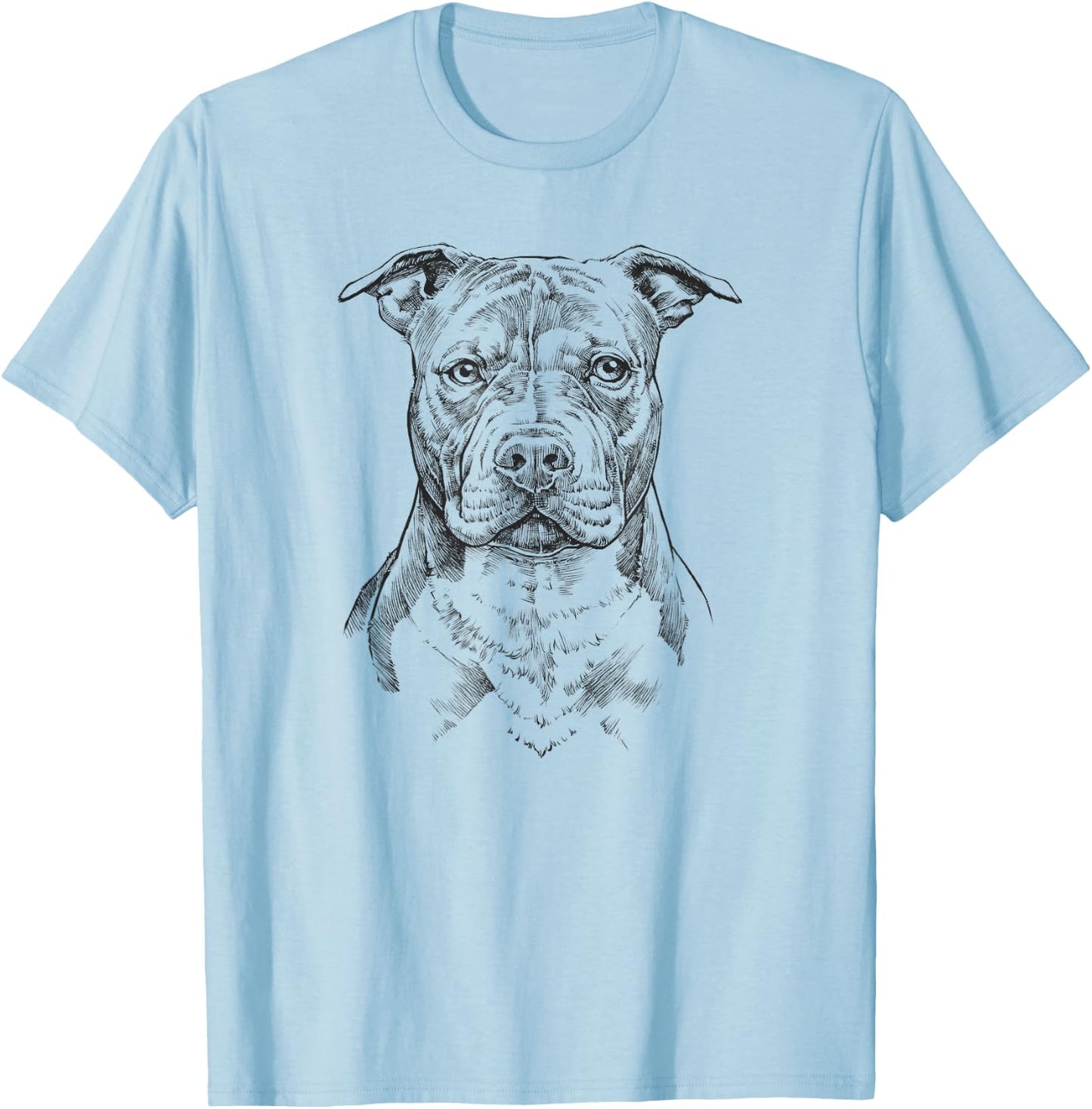 Pit Bull Pittie Dog T Shirt Men Women Kids T-Shirt - T-Shirt | Light Blue